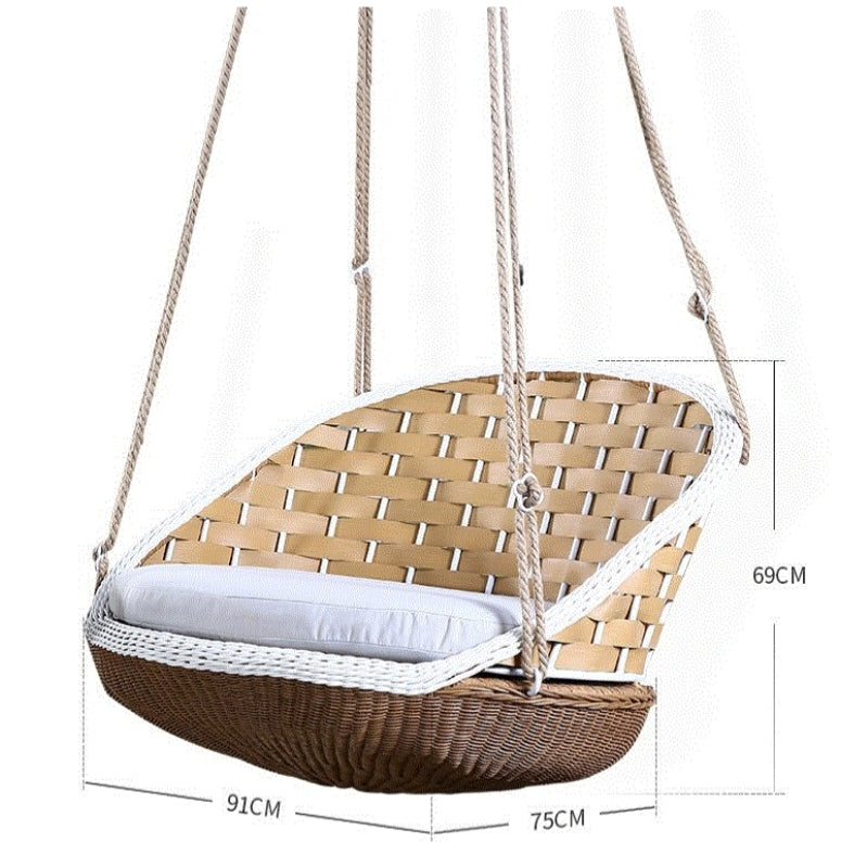 SU121 Swing Hanging Armchair, Outdoor Furniture, Rattan-Weilai-Weilai Concept