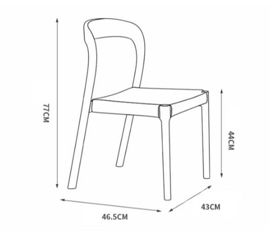 Bonnie Dining Chair, Rattan & Solid Wood-Weilai Concept