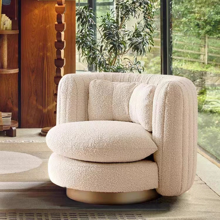 Oxley Pumpkin Canapé simple, fauteuil, blanc 