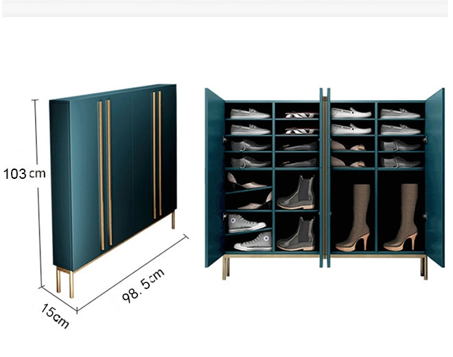 Nordic Shoe Storage-Black / 130cm, Clearance-Weilai Concept