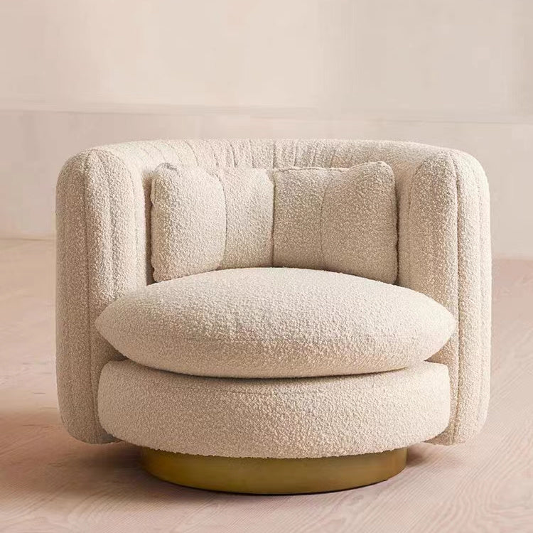 Oxley Pumpkin Canapé simple, fauteuil, blanc 