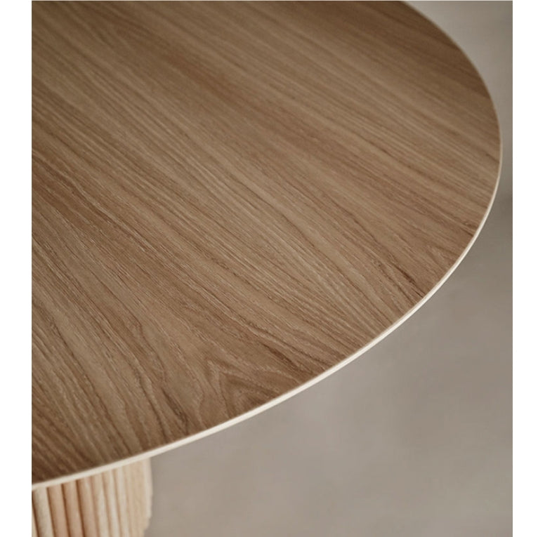 Ivar Round Dining Table, Oak Or Walnut-Weilai Concept-Weilai Concept