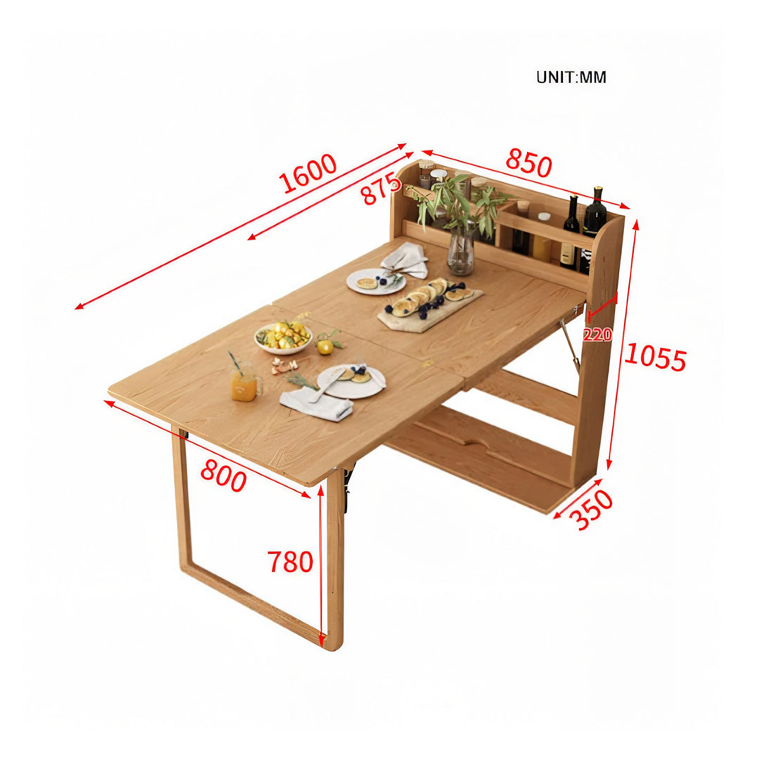 Marx Foldable Dining Table, Wood