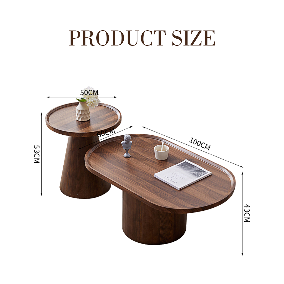 Ensemble de table basse Osric du milieu du siècle 