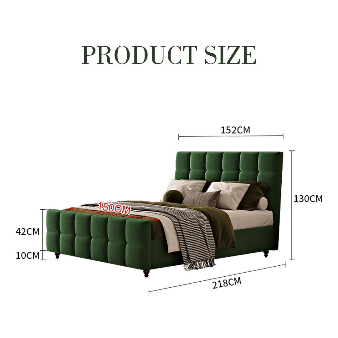 Thessaly Modern Double Bed-Weilai Concept