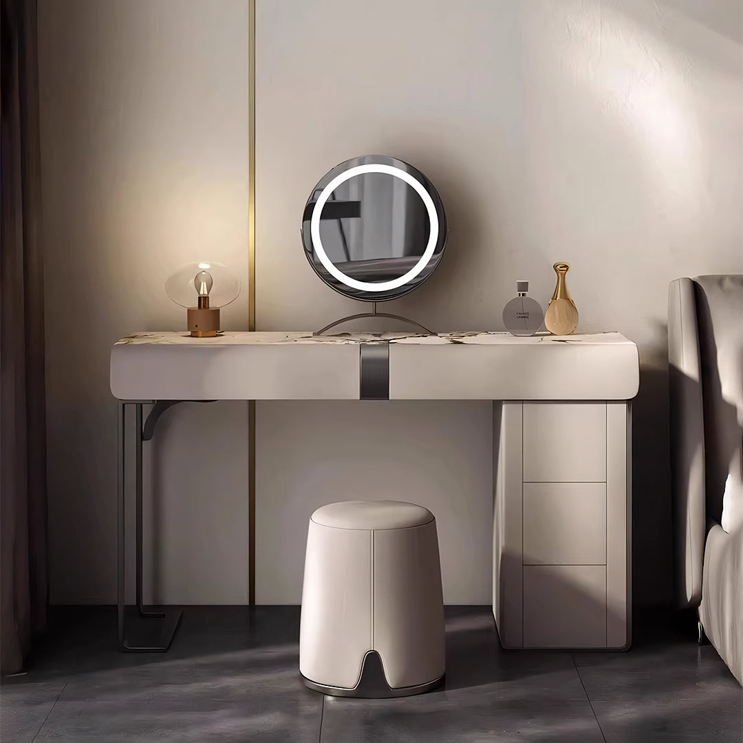 Nisha Dressing Table, Vanity Table With LED Mirror