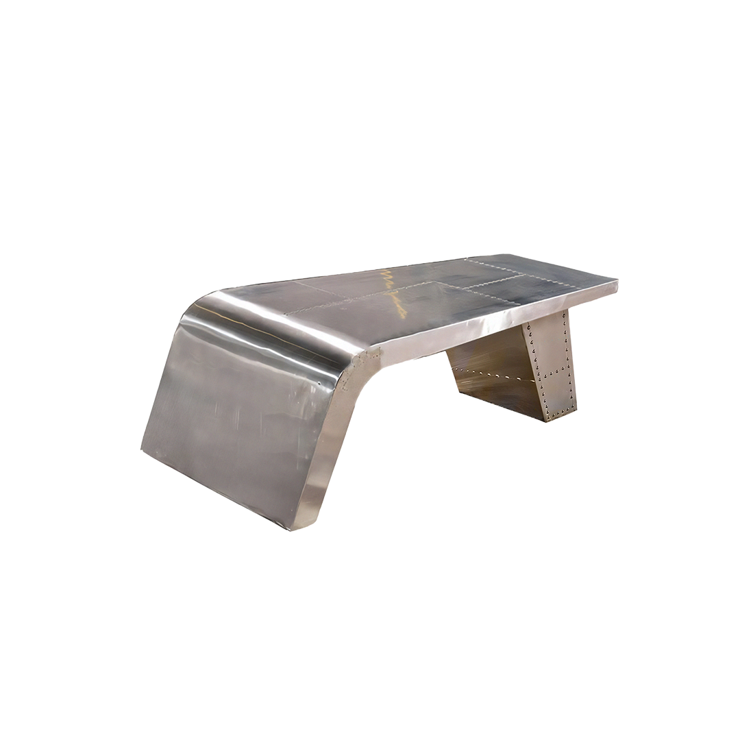 Table basse Aviator, aluminium 