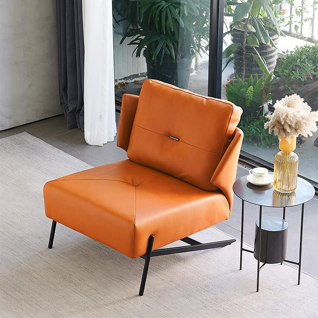 Karpov Tige Accent Leather Chair, Armchair, More Colours-Weilai Concept-Weilai Concept