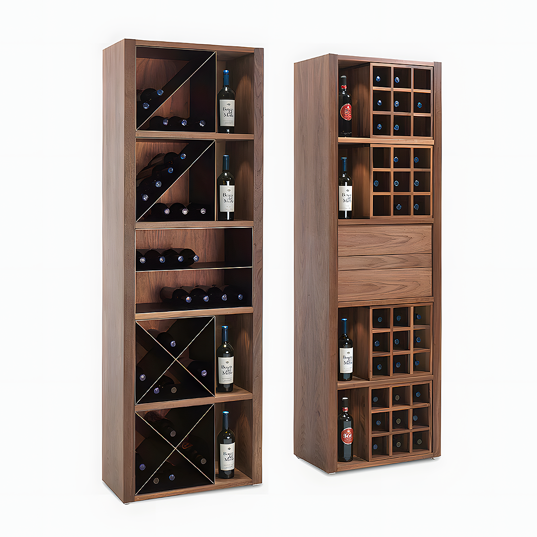 Grace Wine Cabinet, Solid Wood