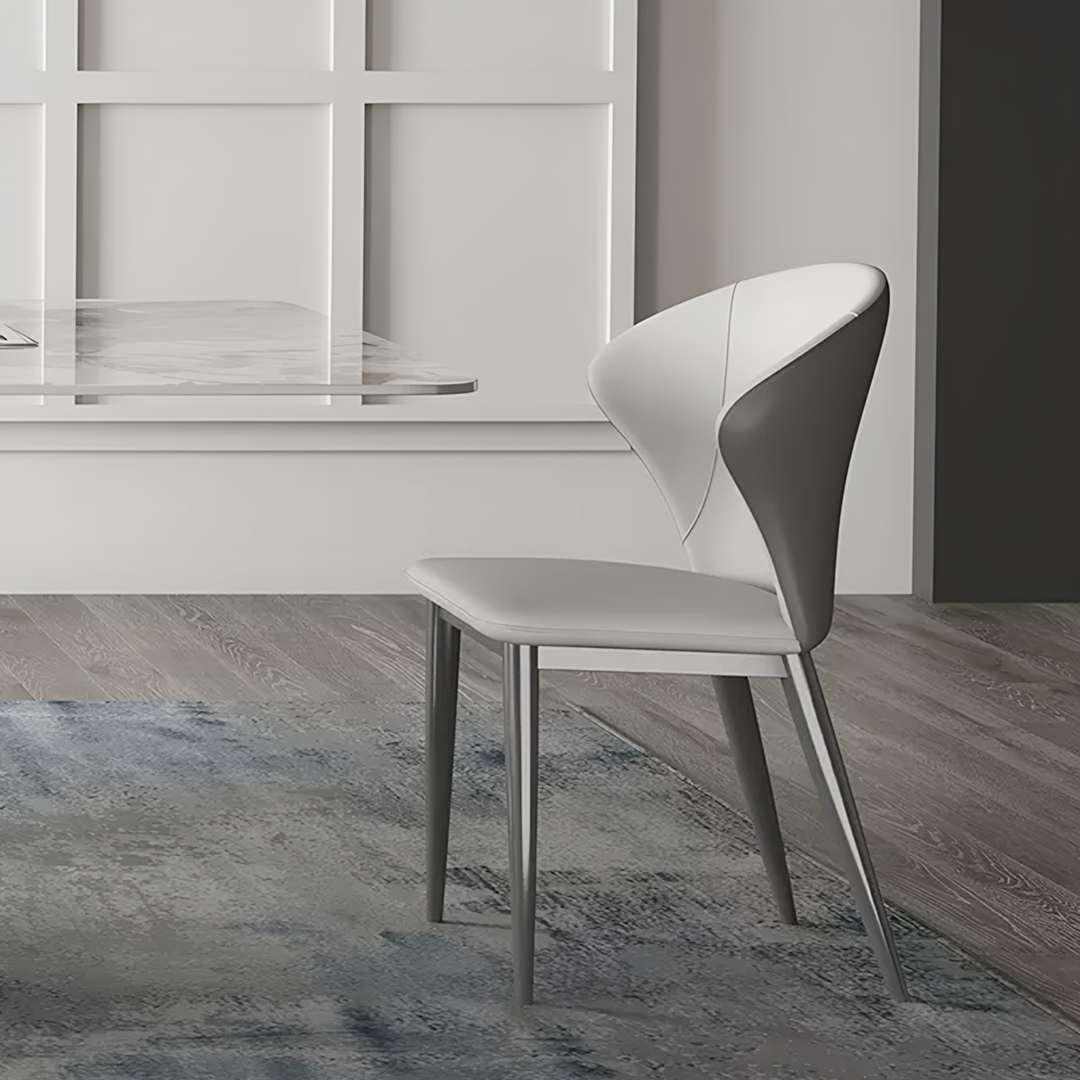 Vera Dining Table & Chairs, Sintered Stone, White-Weilai Concept