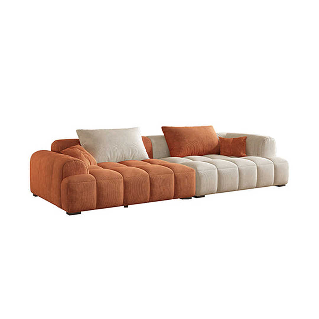 Arabella Module Sofa, Two Seater Sofa, Three Seater Sofa, Corduroy Fabric-Weilai Concept