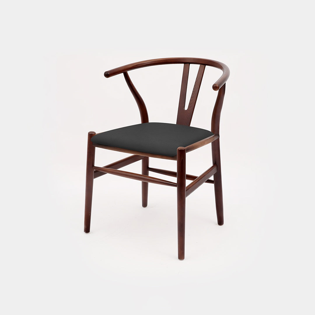 Gupta Dining Chair, Solid Wood & Rattan, Oak