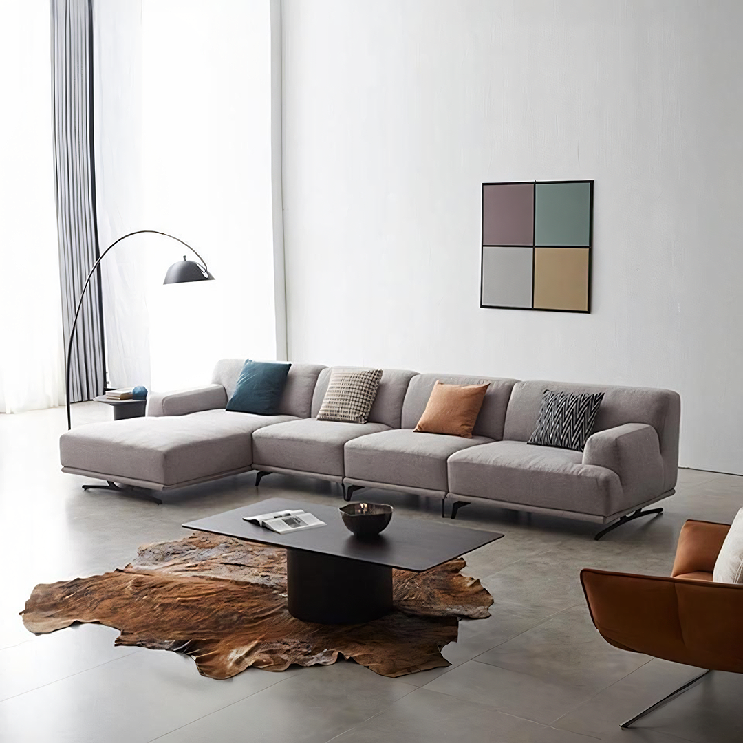 Cannes Four Seater Corner Sofa-Sofas-Weilai Concept-Weilai Concept