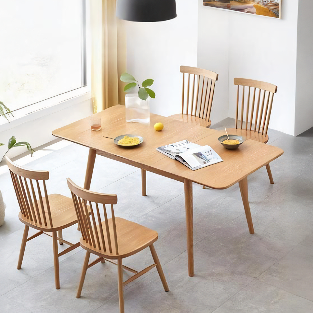 Delicia Extendable Dining Table, Ash-Weilai Concept-Weilai Concept