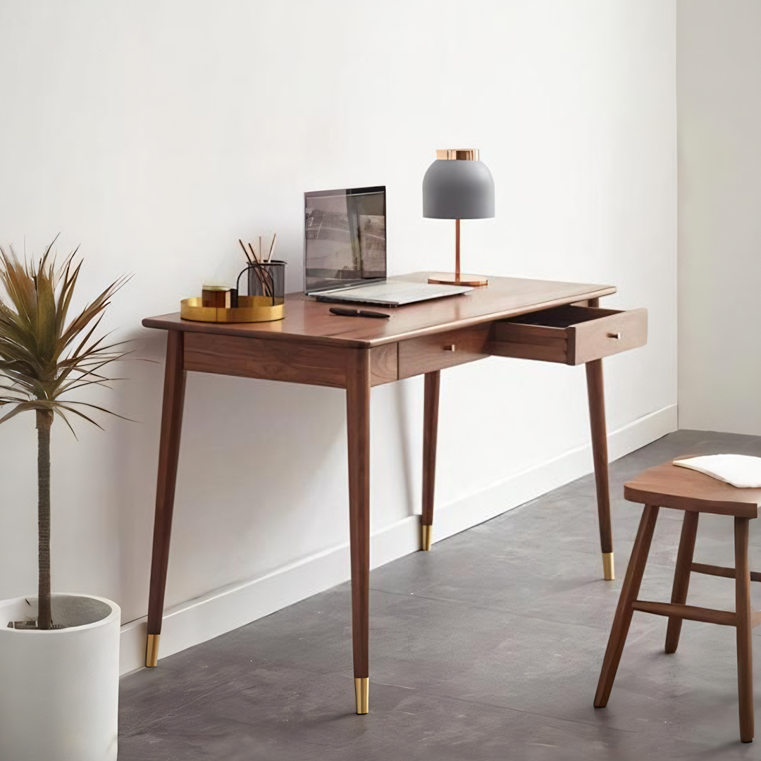 Mare Office Desk, Rosewood-Weilai Concept-Weilai Concept