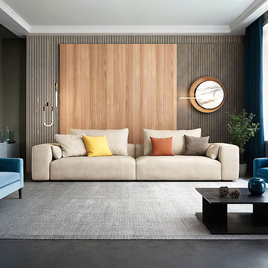 R87 Calvin Two Seater, Three Seater, Four Seater Sofa, Leathaire-Weilai Concept-Weilai Concept