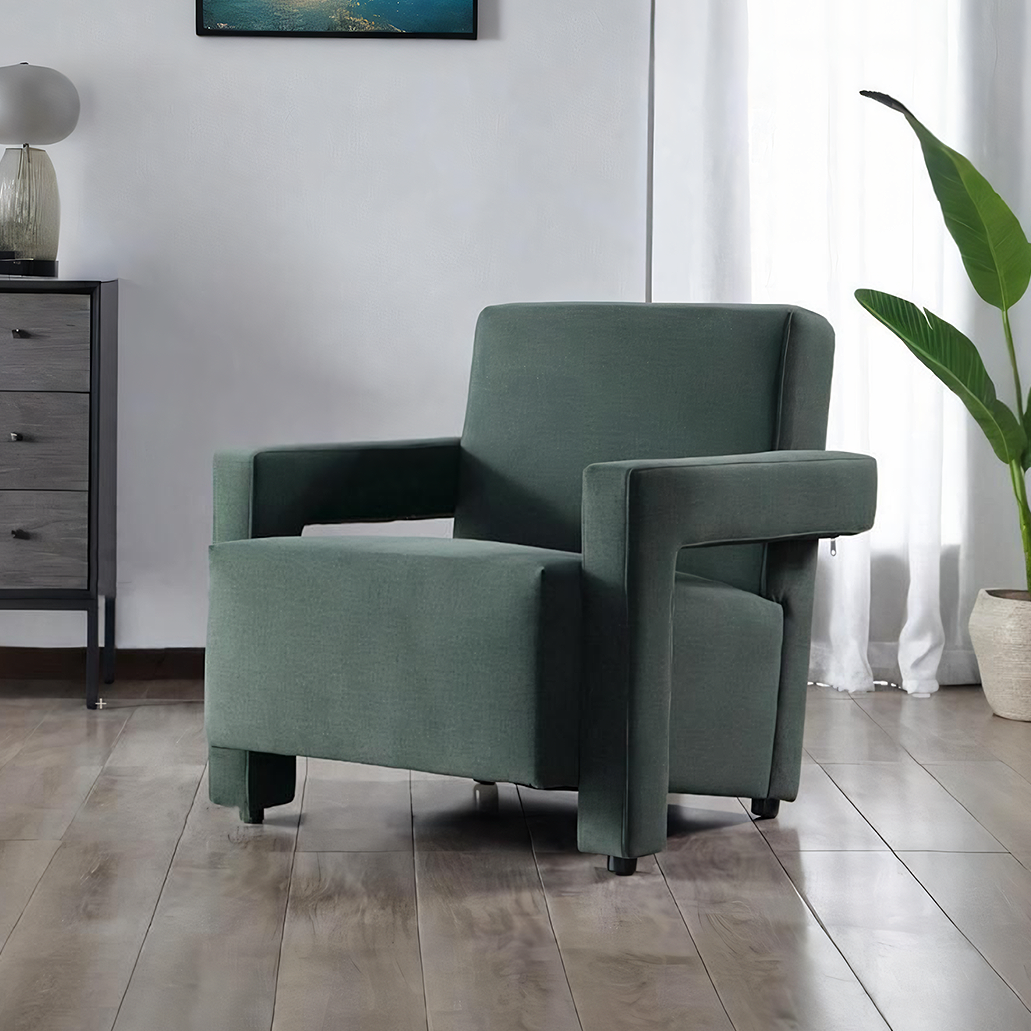 Fauteuil style Utrecht, vert