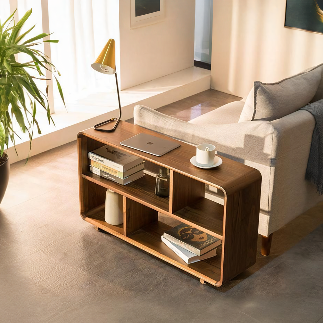 W931 Side Table, Solid Wood-Weilai Concept-Weilai Concept