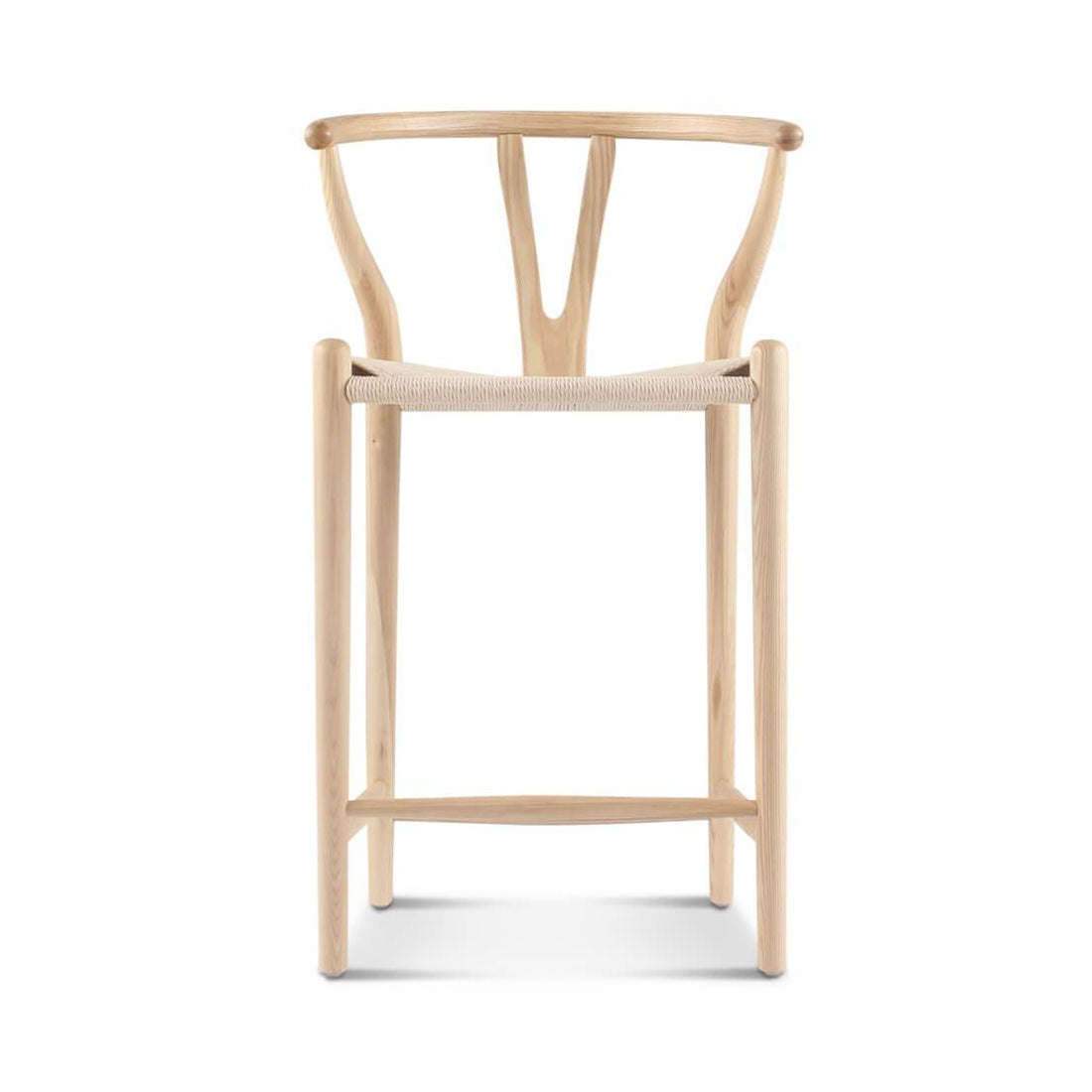 Wishbone Bar Stool Black Ash｜ DC Concept