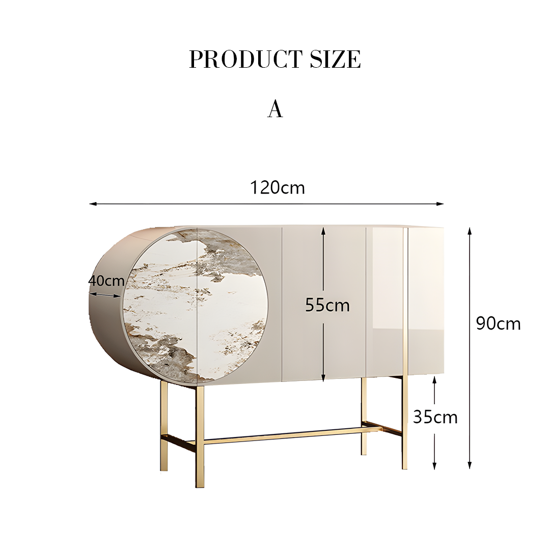 Isadora Decor Sideboard, Hallway Sideboard, Large Sideboard-Weilai Concept